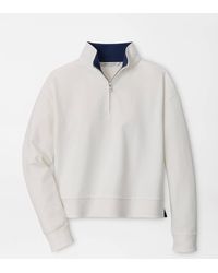 Peter Millar - Coolspun Lite Cotton Quarter-Zip Pullover - Lyst