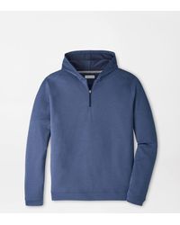 Peter Millar - Pine Quarter-Zip Performance Hoodie - Lyst