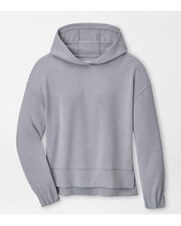 Peter Millar - Flora Knit Melange Hoodie - Lyst
