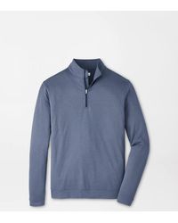 Peter Millar - Perth Mélange Performance Quarter-Zip - Lyst