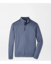 Peter Millar - Perth Mélange Performance Quarter-Zip - Lyst