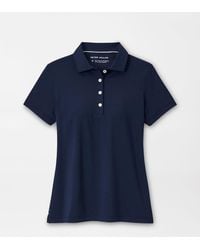 Peter Millar - Short Sleeve Button Polo - Lyst