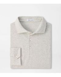 Peter Millar - Herringbone Long-Sleeve Polo - Lyst