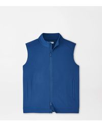 Peter Millar - Cradle Piqué Performance Full-Zip Gilet - Lyst
