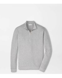 Peter Millar - Coolspun Lite Birdseye Quarter Zip Jumper - Lyst