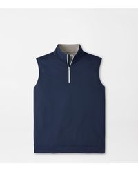 Peter Millar - Galway Stretch Loop Terry Quarter-Zip Gilet - Lyst