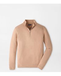 Peter Millar - Soft Suede Performance Quarter-Zip - Lyst