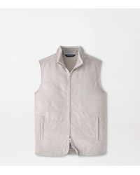 Peter Millar - Featherweight Suede Gilet - Lyst