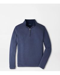 Peter Millar - Soft Suede Performance Quarter-Zip - Lyst