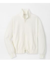 Peter Millar - Flora Knit Swiss Dot Jacquard Full-Zip - Lyst