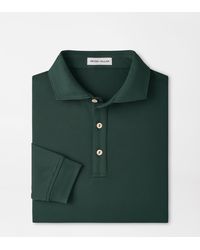 Peter Millar - Lyons Performance Jersey Long-Sleeve Polo - Lyst