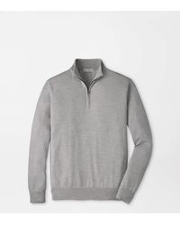 Peter Millar - Canton Stripe Quarter Zip Jumper - Lyst