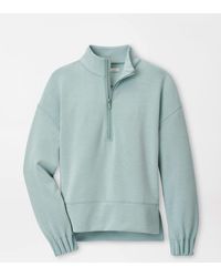 Peter Millar - Flora Knit Mélange Half-Zip Pullover - Lyst