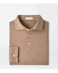 Peter Millar - Crown Flex Cotton Long-Sleeve Polo - Lyst