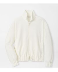 Peter Millar - Flora Knit Swiss Dot Jacquard Full-Zip - Lyst
