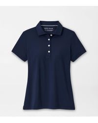 Peter Millar - Short Sleeve Button Polo - Lyst