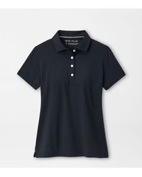 Peter Millar - Short Sleeve Button Polo - Lyst