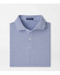 Peter Millar - Albatross Stripe Cotton-Blend Piqué Polo - Lyst