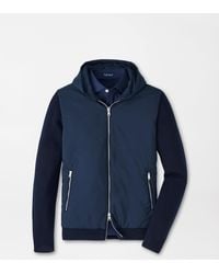 Peter Millar - Holdridge Hybrid Full-Zip Hoodie Jumper - Lyst