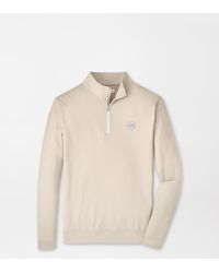 Peter Millar - Crown Seal Perth Mélange Performance Quarter-Zip - Lyst