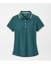 Peter Millar - Canterbury Tipped Sport Mesh Short-Sleeve Polo - Lyst