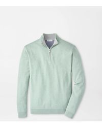 Peter Millar - Coolspun Lite Cotton Quarter-Zip Jumper - Lyst