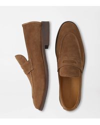 Peter Millar - Madison Suede Penny Loafer - Lyst