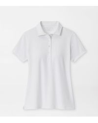 Peter Millar - Short Sleeve Button Polo - Lyst
