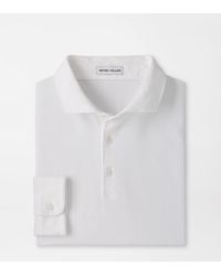 Peter Millar - Crown Flex Cotton Long-Sleeve Polo - Lyst