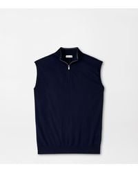 Peter Millar - Autumn Crest Quarter-Zip Gilet - Lyst