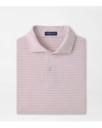 Peter Millar - Albatross Stripe Cotton-Blend Piqué Polo - Lyst