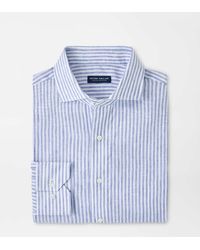 Peter Millar - Astino Lino Stripe Shirt - Lyst