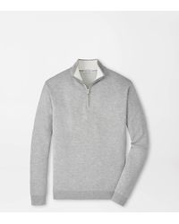 Peter Millar - Coolspun Lite Cotton Quarter-Zip Jumper - Lyst