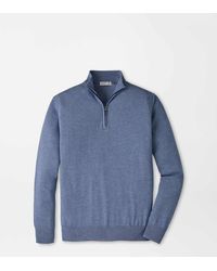 Peter Millar - Canton Stripe Quarter Zip Jumper - Lyst