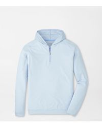 Peter Millar - Pine Performance Quarter-Zip Hoodie - Lyst