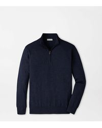 Peter Millar - Canton Stripe Quarter Zip Jumper - Lyst