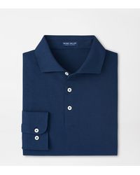 Peter Millar - Cool Cotton Long-Sleeve Polo - Lyst