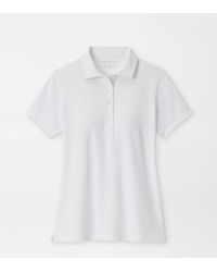 Peter Millar - Short Sleeve Button Polo - Lyst