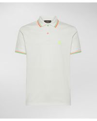Peuterey - Poloshirt aus Baumwoll-Stretch-Piqué mit Neondetails - Lyst