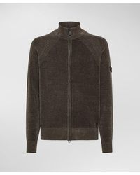 Peuterey - Pullover aus rasierter Chenille mit Reißverschluss - Lyst