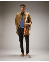 Peuterey - Langer wasserabweisender Trenchcoat - Lyst