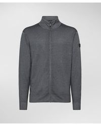 Peuterey - Trikot-Strickjacke aus reiner Wolle - Lyst