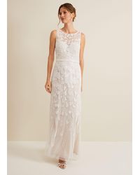 Phase Eight - 's Ottilie Beaded Maxi Wedding Dress - Lyst