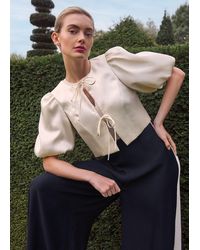 Phase Eight - Paulina Puff Sleeve Jacket - Lyst