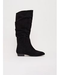 Phase Eight - Suede Flat Knee High Boots - Lyst