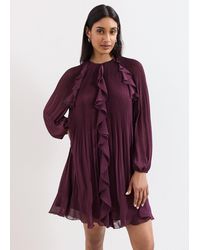 Phase Eight - Layla Frill Swing Dress - Lyst