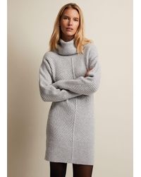 Phase Eight - Fillipa Knitted Tunic Mini Dress - Lyst
