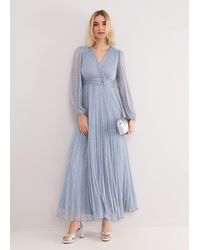 Phase Eight - Petite Harper Plisse Maxi Dress - Lyst