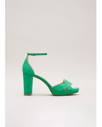 Phase Eight - 's Suede Crossover Platform Sandal - Lyst