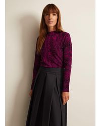 Phase Eight - Livetta Snake Print Top - Lyst